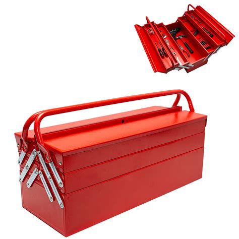 tool box metal portable|foldable metal tool tote box.